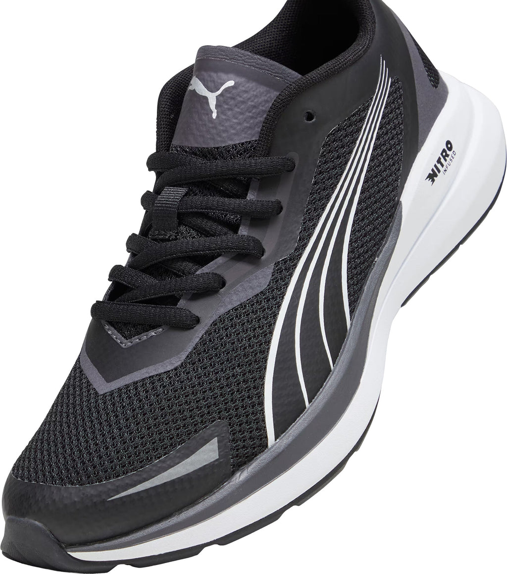 Junior Kruz Nitro Road Running Shoes - Black