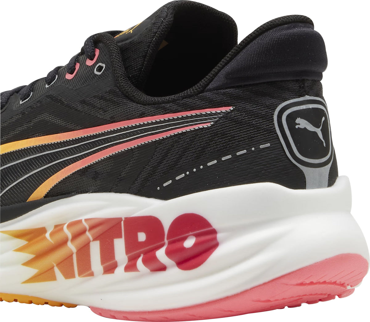 Men's Magnify Nitro 2 Tech Road Running Shoes - Black