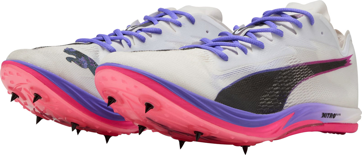 Nitro Elite 3 Long Distance Running Spikes - White