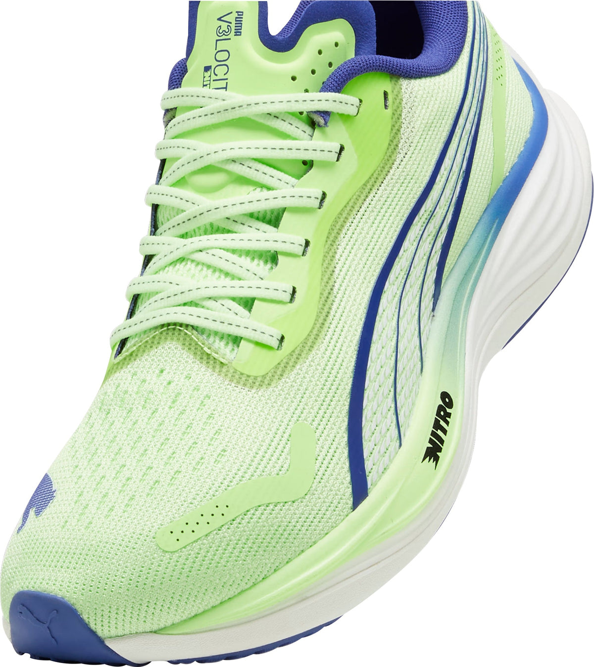 Men's Velocity Nitro 3 Road Running Shoes - Green