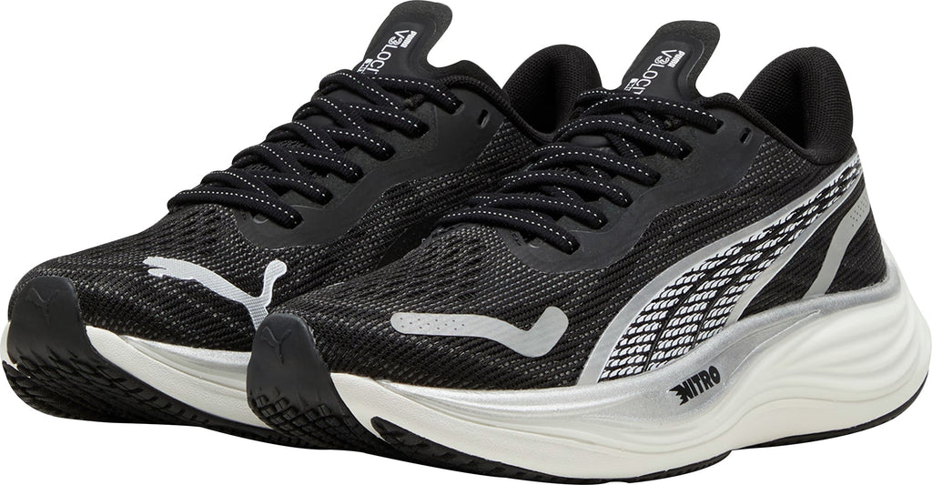Women's Velocity Nitro 3 Road Running Shoes - Black