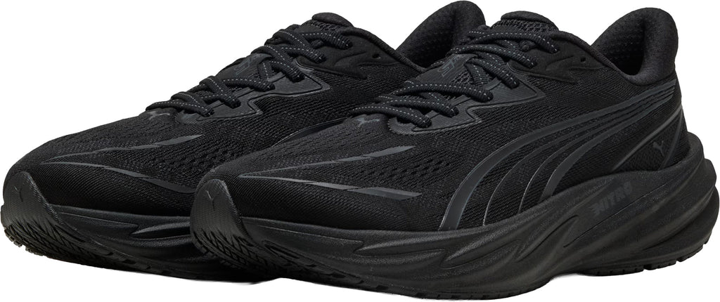 Men's Velocity Nitro 5 Wide Fit Road Running Shoes - Black