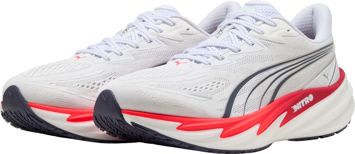 Men's Velocity Nitro 5 Wide Fit Road Running Shoes - White
