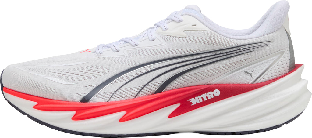 Men's Velocity Nitro 5 Wide Fit Road Running Shoes - White