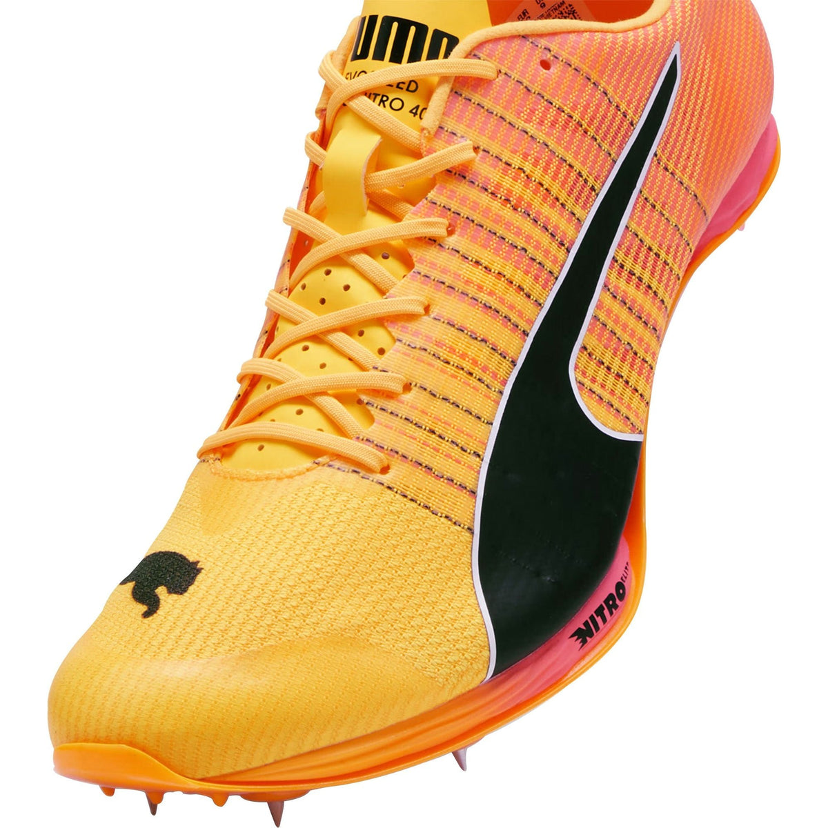 evoSpeed 400 Nitro 2 Running Spikes - Orange