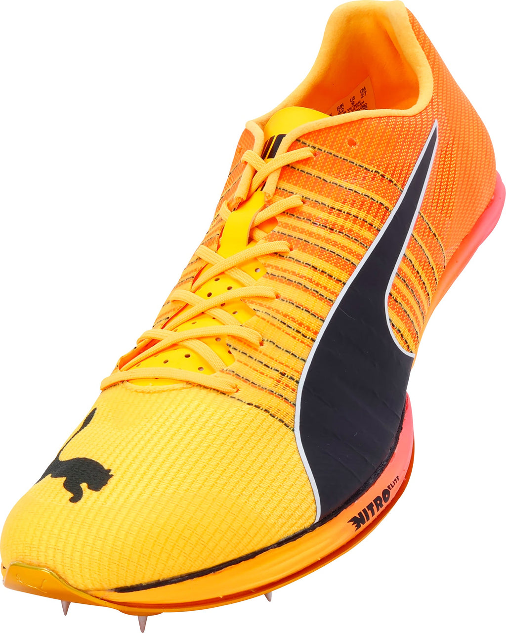 evoSpeed Forte Nitro Elite Running Spikes - Orange