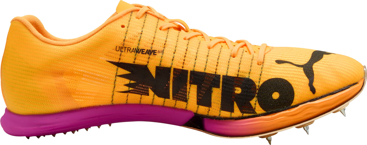 evoSpeed Forte Nitro Elite Running Spikes - Orange