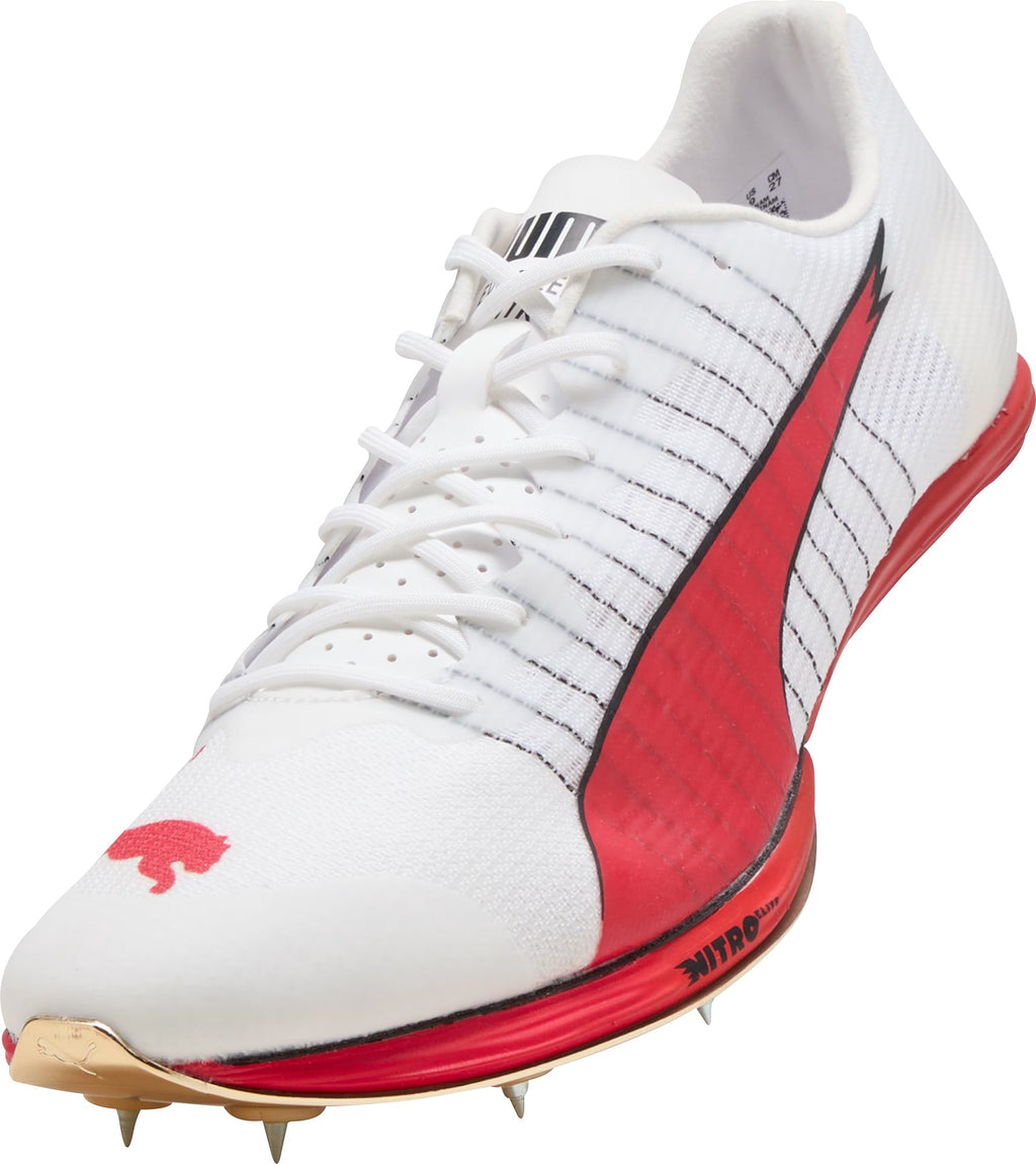 evoSpeed Forte Nitro Elite Running Spikes - White