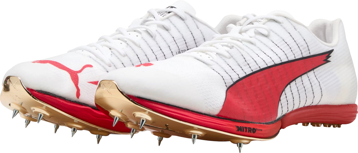 evoSpeed Forte Nitro Elite Running Spikes - White