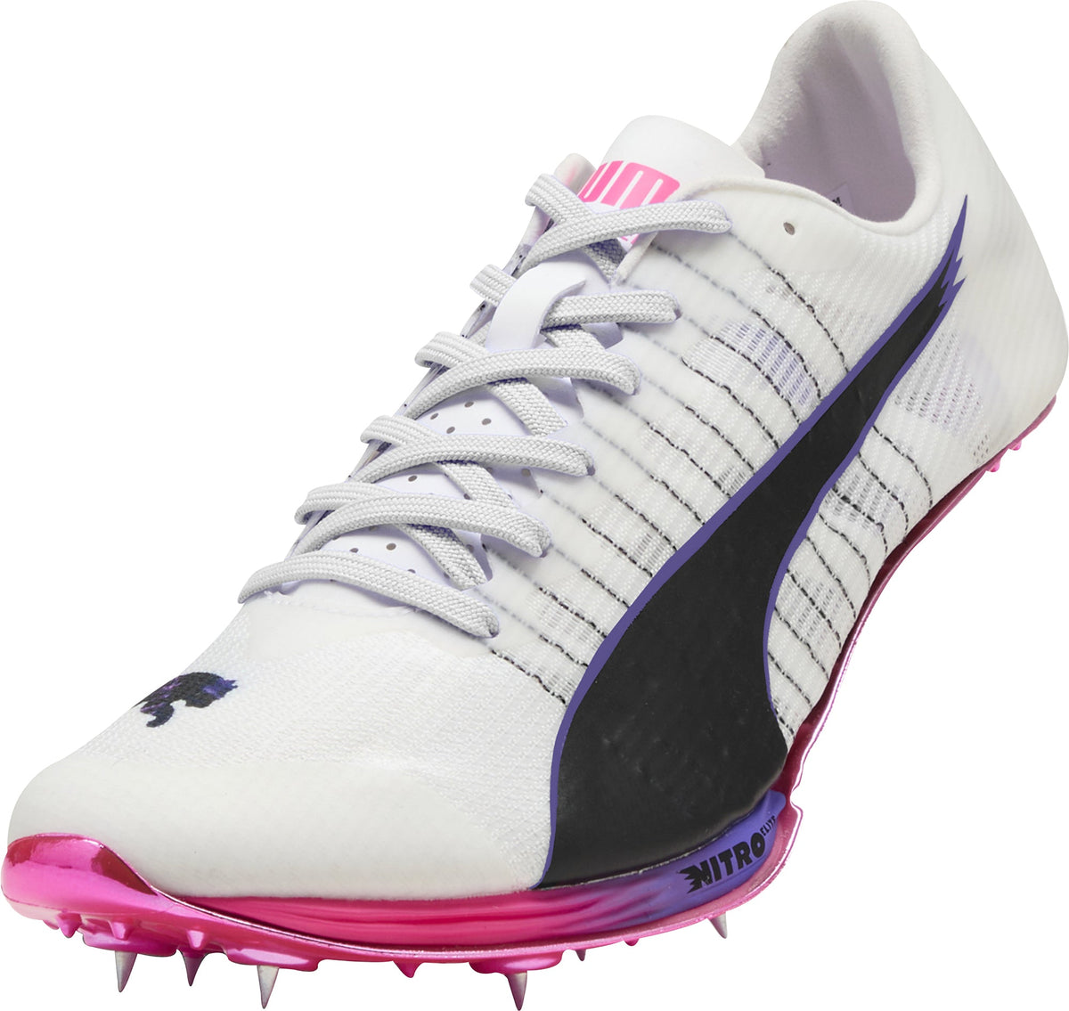 evoSpeed Sprint Nitro Elite 2 Running Spikes - White