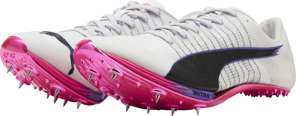evoSpeed Sprint Nitro Elite 2 Running Spikes - White