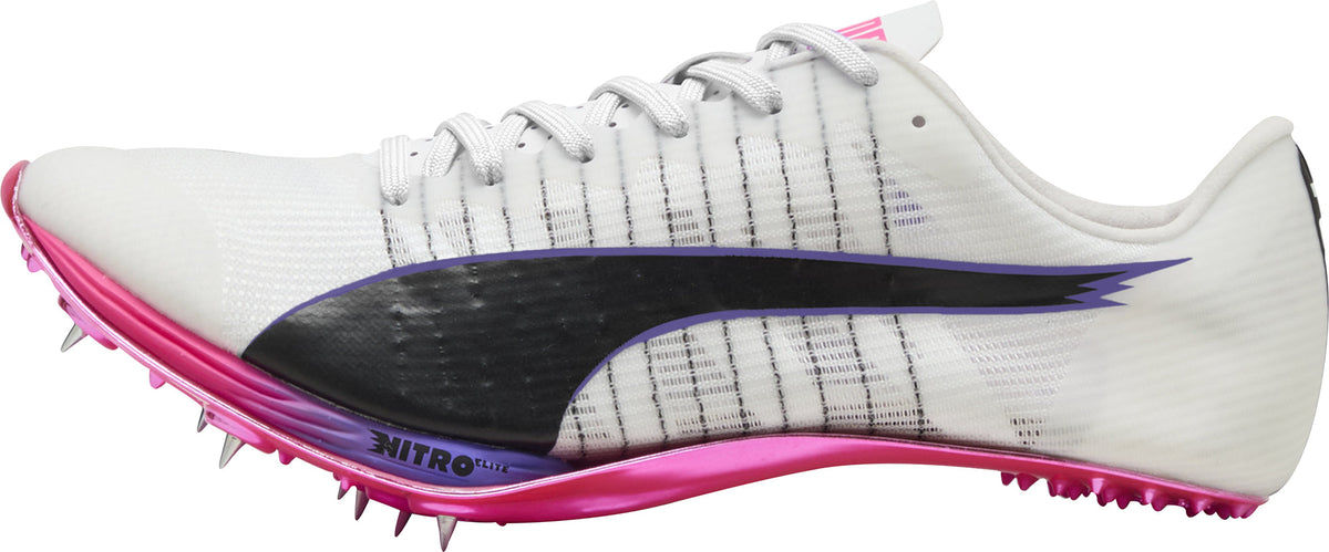 evoSpeed Sprint Nitro Elite 2 Running Spikes - White
