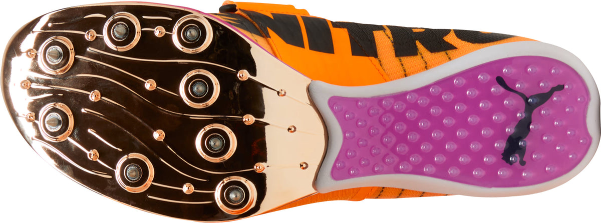 evoSpeed Tokyo Nitro Long Jump Field Event Spikes - Orange