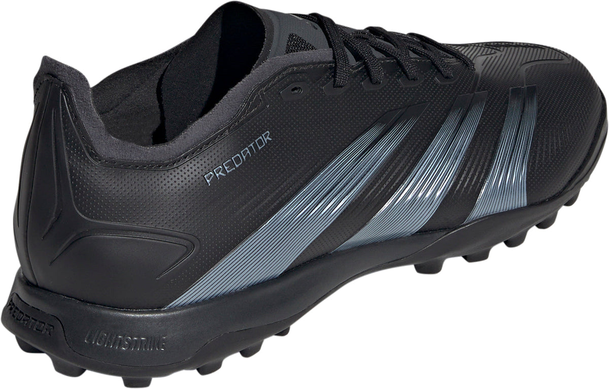 Men's Predator 24 League Low Turf Football Boots - Black