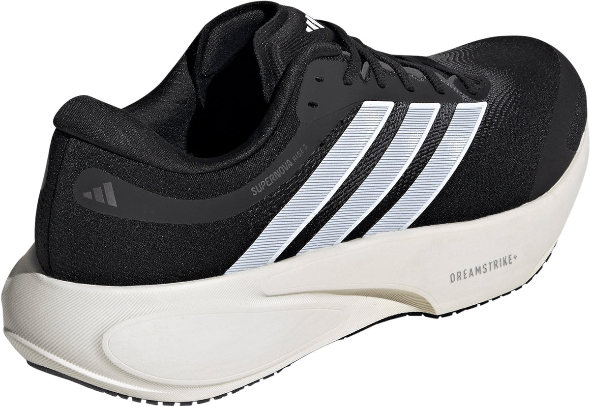 Men's Supernova Rise 3 Wide Fit Road Running Shoes - Black