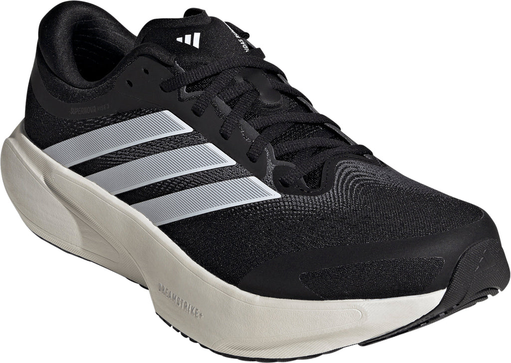 Men's Supernova Rise 3 Wide Fit Road Running Shoes - Black