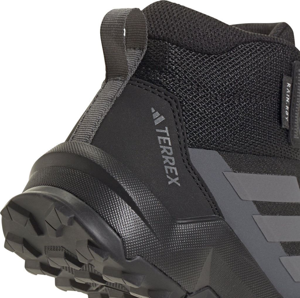 Junior Terrex AX4R Mid RAIN.RDY Walking Boots - Black