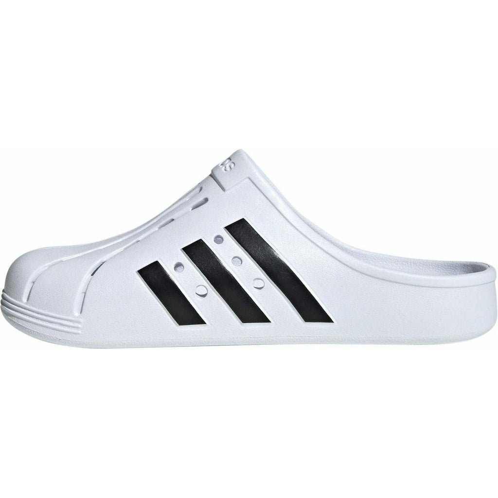 Adilette Clog Slides - White