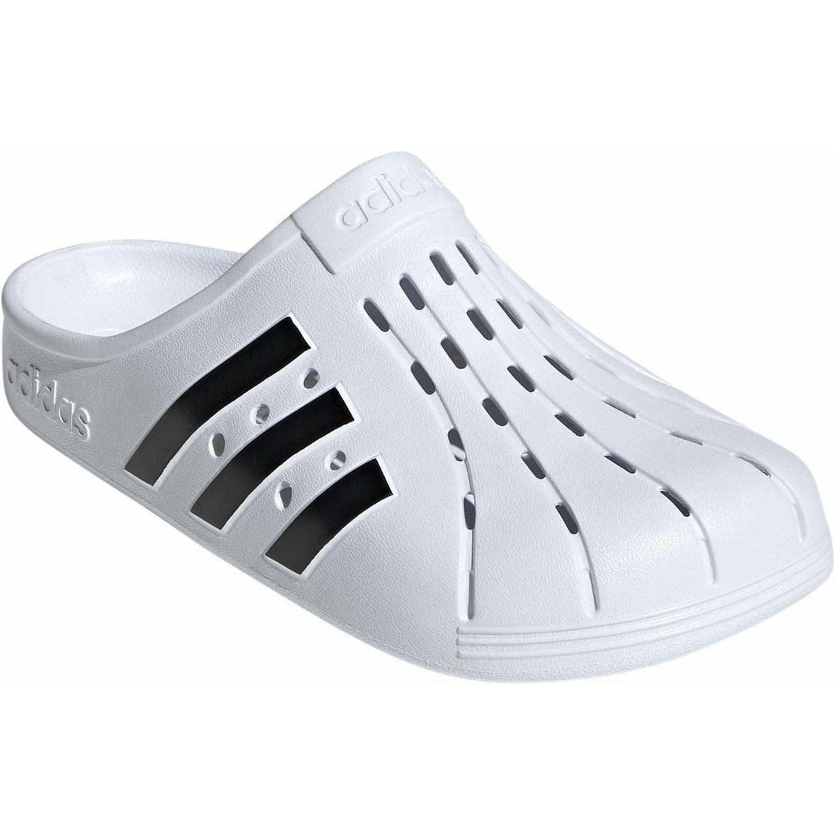 Adilette Clog Slides - White