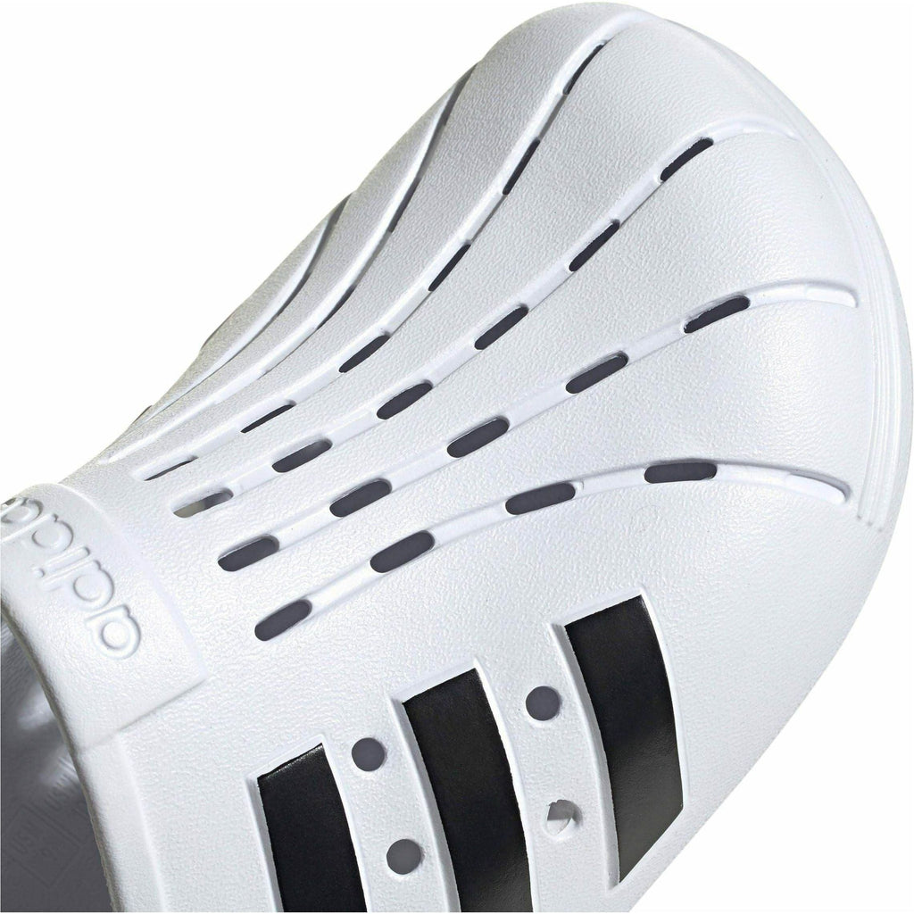 Adilette Clog Slides - White
