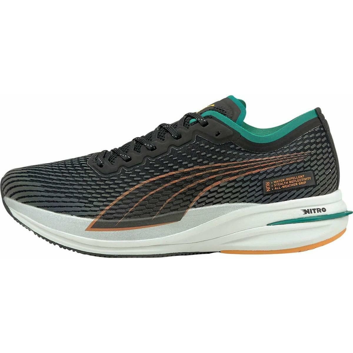 Men's Deviate Nitro WTR Road Running Shoes - Black