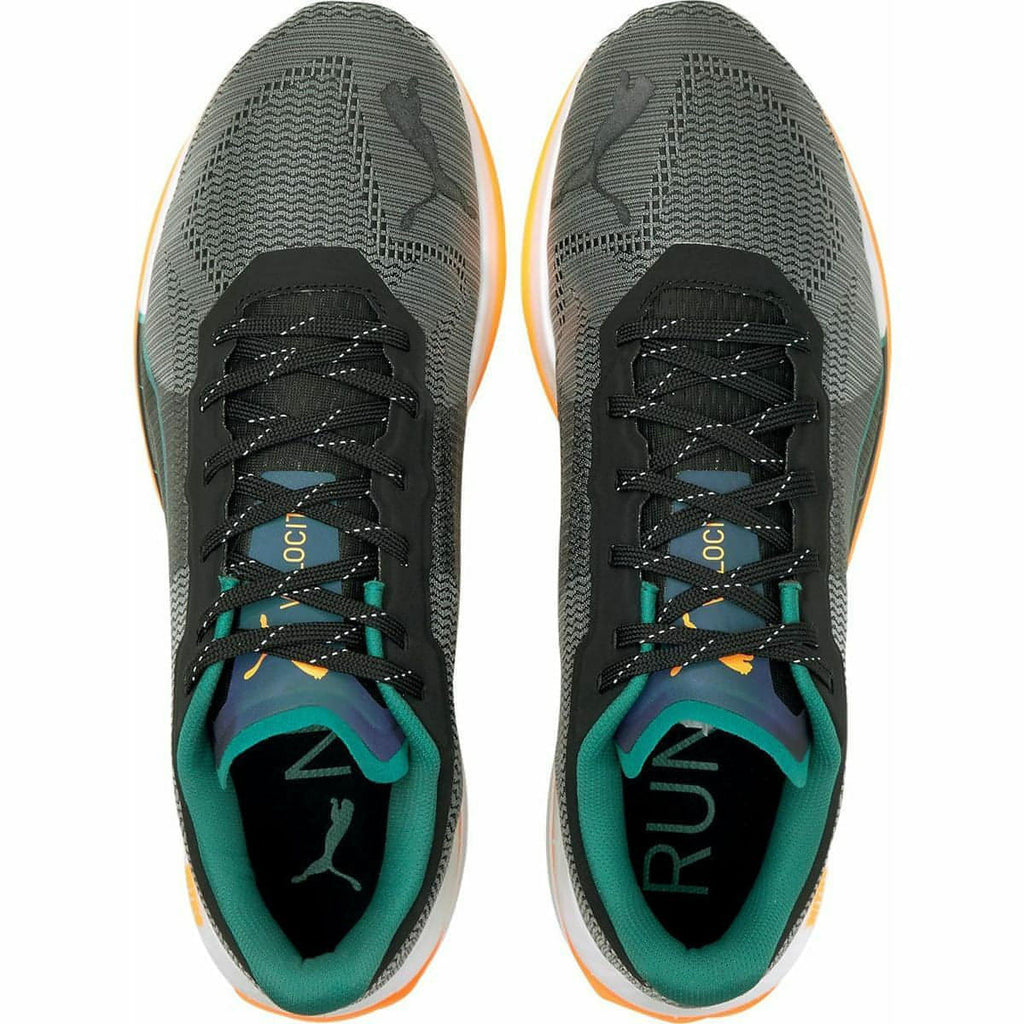 Men's Velocity Nitro WTR Road Running Shoes - Black